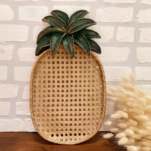 Decoratiune, CY0320, 28x3x15 cm, Poliester, Aur/Verde