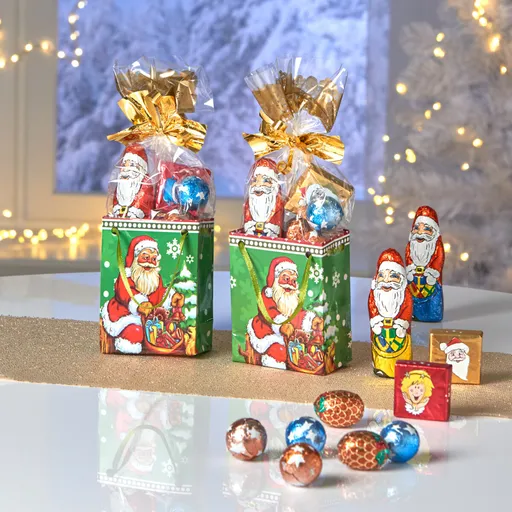 2 pungi cadou Moș Crăciun