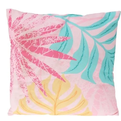 Pernă Leaf albastră, 45 x 45 cm