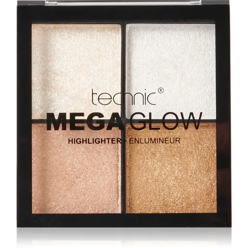 Technic Cosmetics Mega Glow paleta luminoasa 10 g