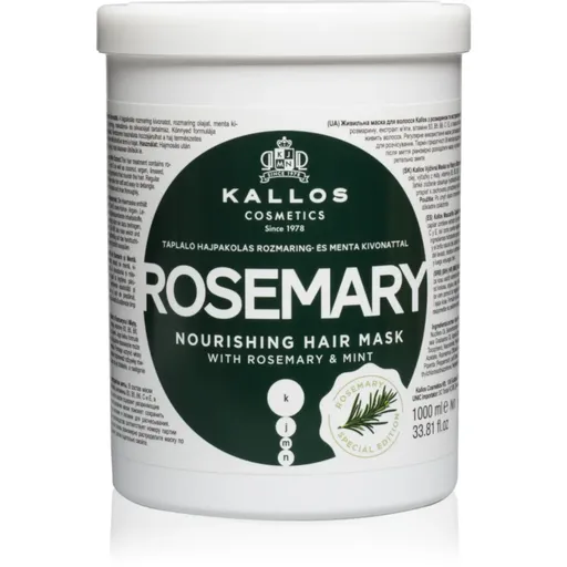 Kallos KJMN Professional Rosemary Masca de par 1000 ml