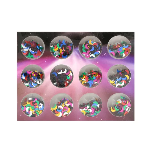 Decor Unghii, Paiete Luna, Set 12 Culori