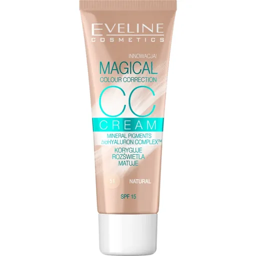 Eveline Cosmetics Magical Colour Correction crema CC SPF 15 culoare 51 Natural 30 ml
