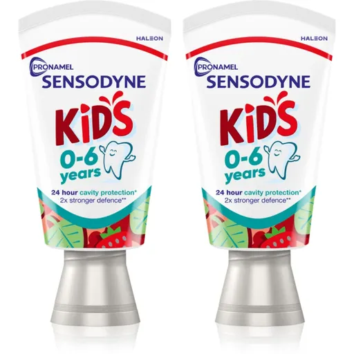 Sensodyne Pronamel Kids pasta de dinti pentru copii 0-6 Years 2x50 ml