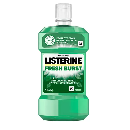 Listerine Apă de gură împotriva plăcii dentare Fresh Burst 250 ml