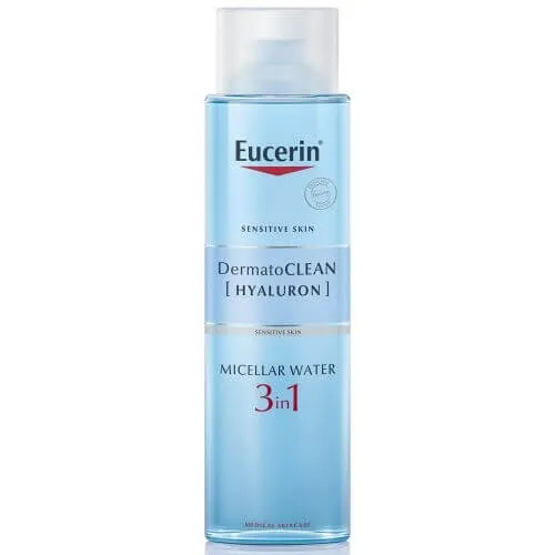 Eucerin Apă micelară de 3 v 1 DermatoCLEAN (Micellar Water) 400 ml