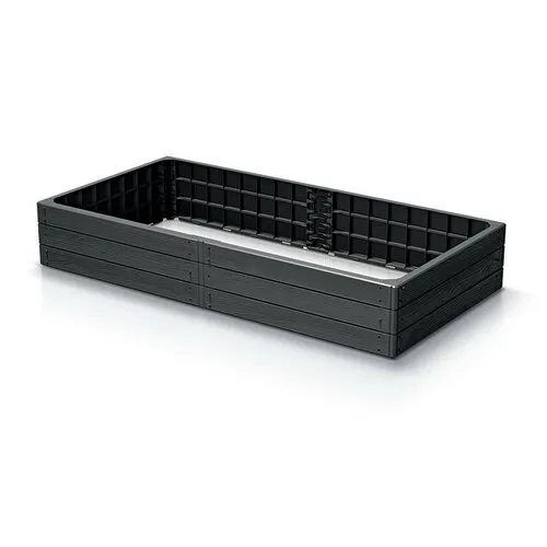 Pat supraînălțat BASE WOODY antracit , 149,2 x 25 x 75,6 cm, antracit