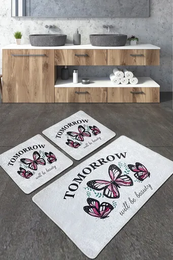 Set covorase de baie, L'essentiel Maison, Tomorrow Djt, Poliester, Multicolor