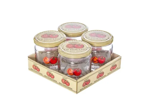 Set de borcane de conservare cu capac