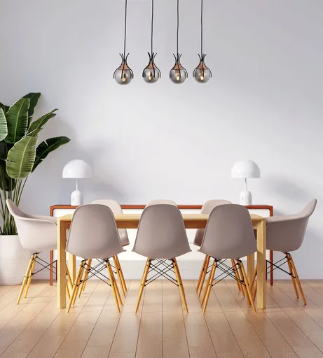 Lustra, Opviq, 683AVN1205, Negru/Bronz