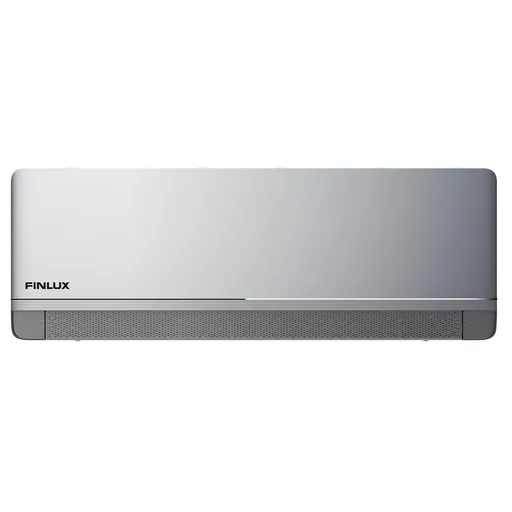 Aparat de aer conditionat inverter Finlux 12FERRO87BRIS, 12000 BTU, A+++, 30 m², Wi-Fi, Comfort breeze, 4D blowing, Incalzire exterioara, Gri