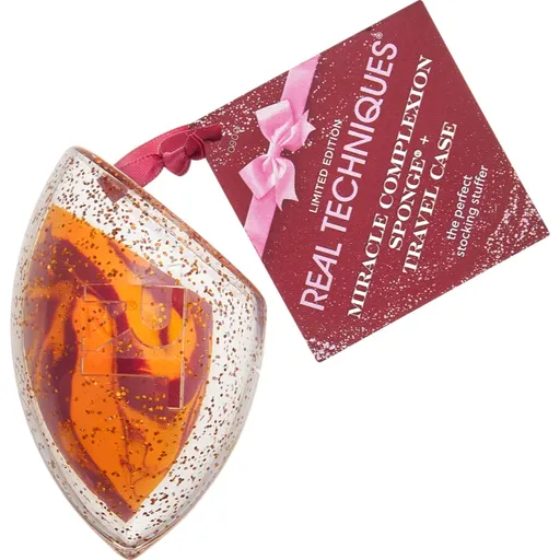 Real Techniques Miracle Complexion Sponge + Travel Case burete pentru machiaj