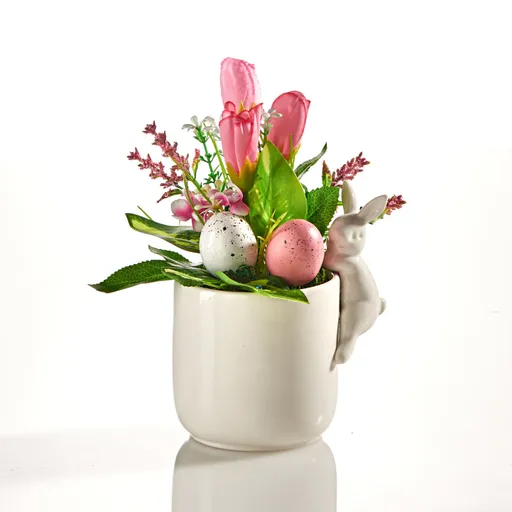 Aranjament de Paște într-un ghiveci