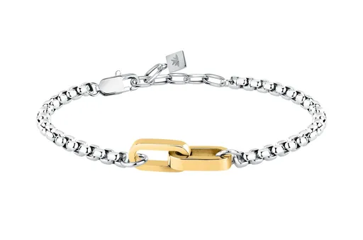 Morellato Brățară bicoloră minimalistă pentru bărbați Motown SABY14