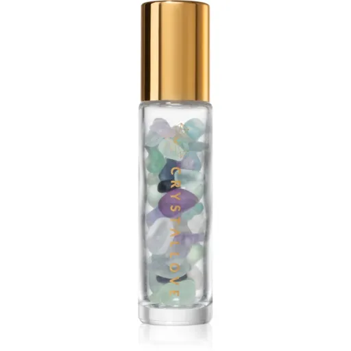 Crystallove Fluorite Rainbow Oil Bottle roll-on cu cristale reincarcabil 10 ml