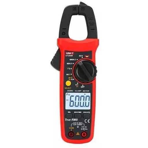 Clampmetru AC/DC (cleste ampermetric) digital Uni-t CLAMPM-UT204R-UNIT