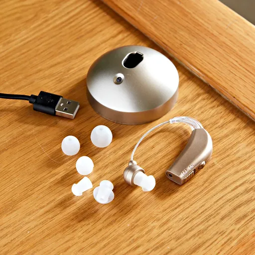 Aparat auditiv cu ureche externă USB