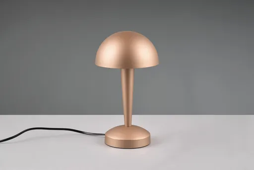 Lampa de masa Canaria, RL, 15x26.5 cm, 4.9W, 1x E14, metal, aramiu