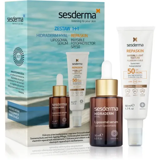 Sesderma Set Hidraderm Hyal + Repaskin set cadou 2 buc