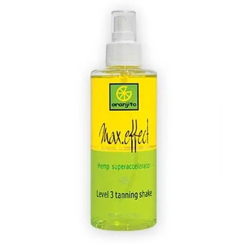 Oranjito Spray de protecție solară cu două componente la nivelul 3 (Hemp Superaccelerator) 200 ml