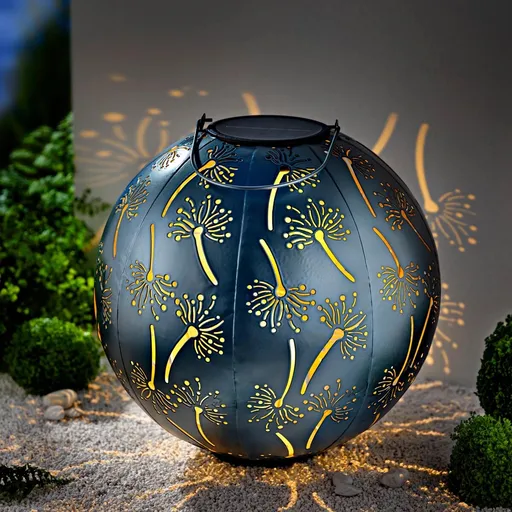 Lanternă solară din metal Dandelion