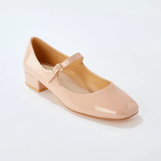 Cizme cu toc lăcuite