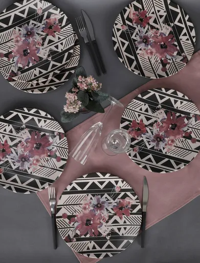 Set platouri servire, Hermia, 275KRM1282, Multicolor