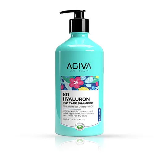 Sampon hidratant pentru par - AGIVA -  8D HYALURON - 1000 ml