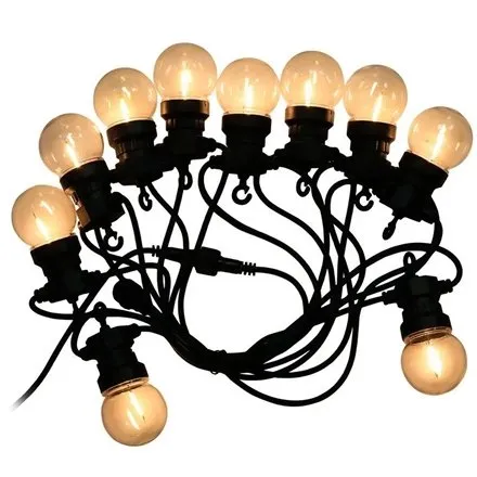 Ghirlanda LED 5M 10 becuri 0.4W / bec 3000K V-TAC SKU-212728