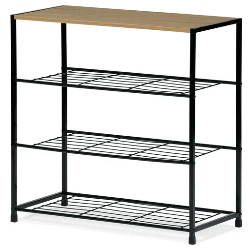 Suport pantofi GD-414 OAK Leik, 4 nivele, 63 x 30 x 63,5 cm, 4 etaje