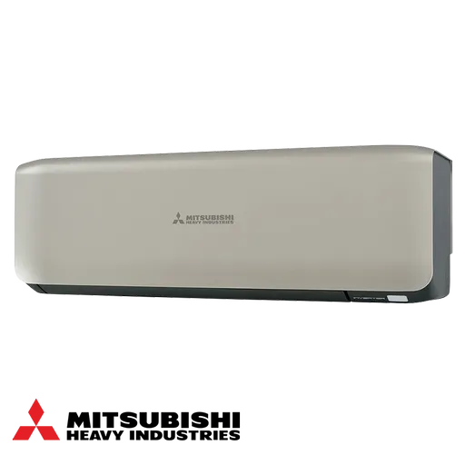 Aparat de aer conditionat inverter Mitsubishi Heavy Industries SRK25ZS-WT + SRC25ZS-W, 9000 BTU, 20 m², A+++ / A++, R-32, Bej