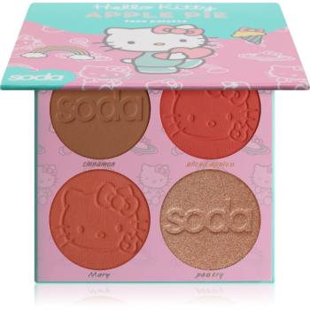 Hello Kitty Apple Pie Face Palette paletă de farduri pentru obraji 12 g