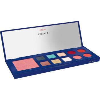 PUPA Milano Pupart S Blue paletă cu farduri de ochi 1 buc
