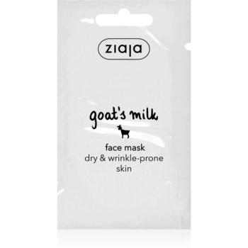 Ziaja Goat's Milk masca pentru tenul uscat 7 ml