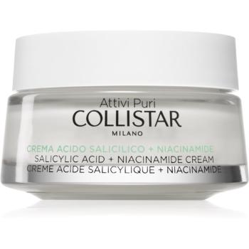 Collistar Attivi Puri Salicylic Acid + Niacinamide crema calmanta cu acid salicilic 50 ml