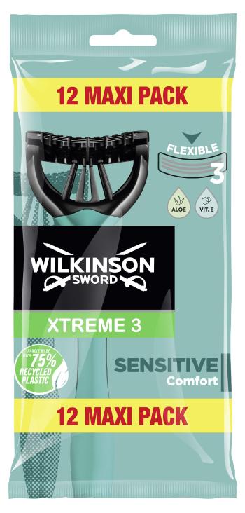 Wilkinson Sword Aparat de ras de unică folosință pentru bărbați Wilkinson Xtreme3 Sensitive Comfort 12 buc