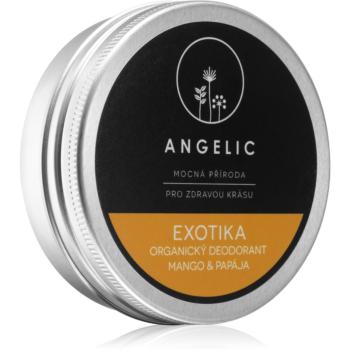 Angelic Organic deodorant "Exotica" Mango & Papaya deodorant crema calitate BIO 50 ml