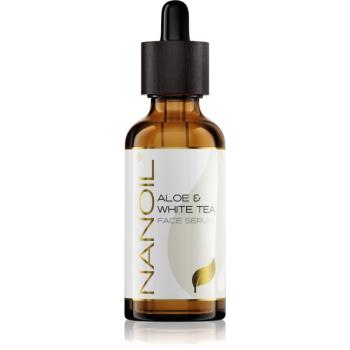 Nanoil Aloe & White Tea ser facial cu aloe vera și ceai verde 50 ml