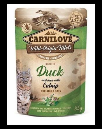 CARNILOVE Cat Duck&amp;Catnip 24 x 85 g hrana umeda pentru pisici, rata si iarba pisicii (catnip)