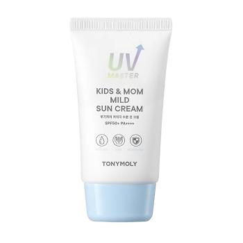 Tony Moly Cremă de protecție solară hipoalergenică pentru întreaga familie SPF 50+ UV Master (Kids & Mom Mild Sun Cream) 45 ml