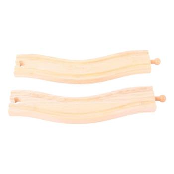 Bigjigs Rail Sine curbate 22 cm 2 buc