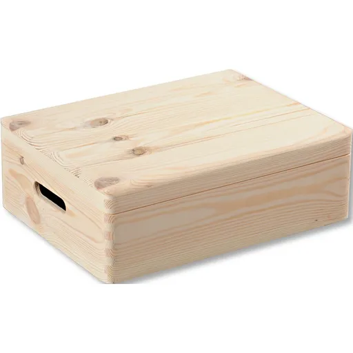 Kesper 69501 Cutie de depozitare cu capac rabatabil, pin 39 x 29 x 13,5 cm, M