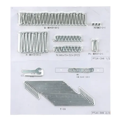 Blumfeldt set de șuruburi - Pantheon Pergola 3 x 6