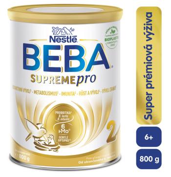 BEBA SUPREMEpro 2, 6 HMO, pokračovací kojenecké mléko, 800 g, od uk. 6. měsíce