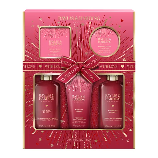 Baylis & Harding Set cadou Midnight Cherry 5 bucăți