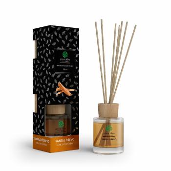 Bețișoare parfumate Green Idea Rattan Santal wood, 100ml