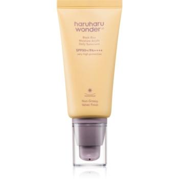 Haruharu Wonder Black Rice Moisture fluid protecție SPF 50+ fără parfum 50 ml
