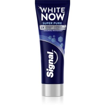 Signal White Now Men Super Pure pasta de dinti special pentru barbati cu efect de albire 75 ml