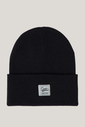 SAPKA GANT DOUBLE LAYERED BEANIE BLACK