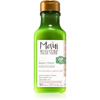 Maui Moisture Volume Boost + Bamboo Fibers balsam pentru indreptare pentru par fin 385 ml